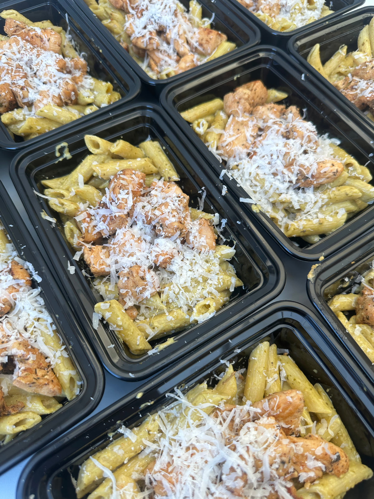 Chicken Pesto Pasta - Bulking